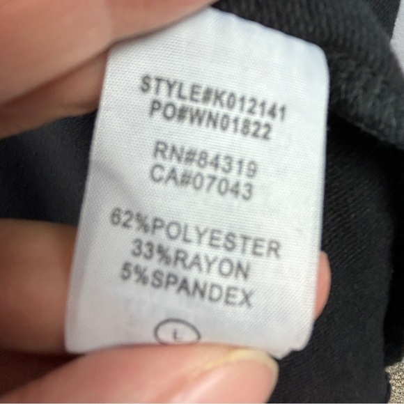 Cyrus Open Front Lagenlook Sleeveless Hooded Duster Cardigan Black Large - Picture 7 of 14